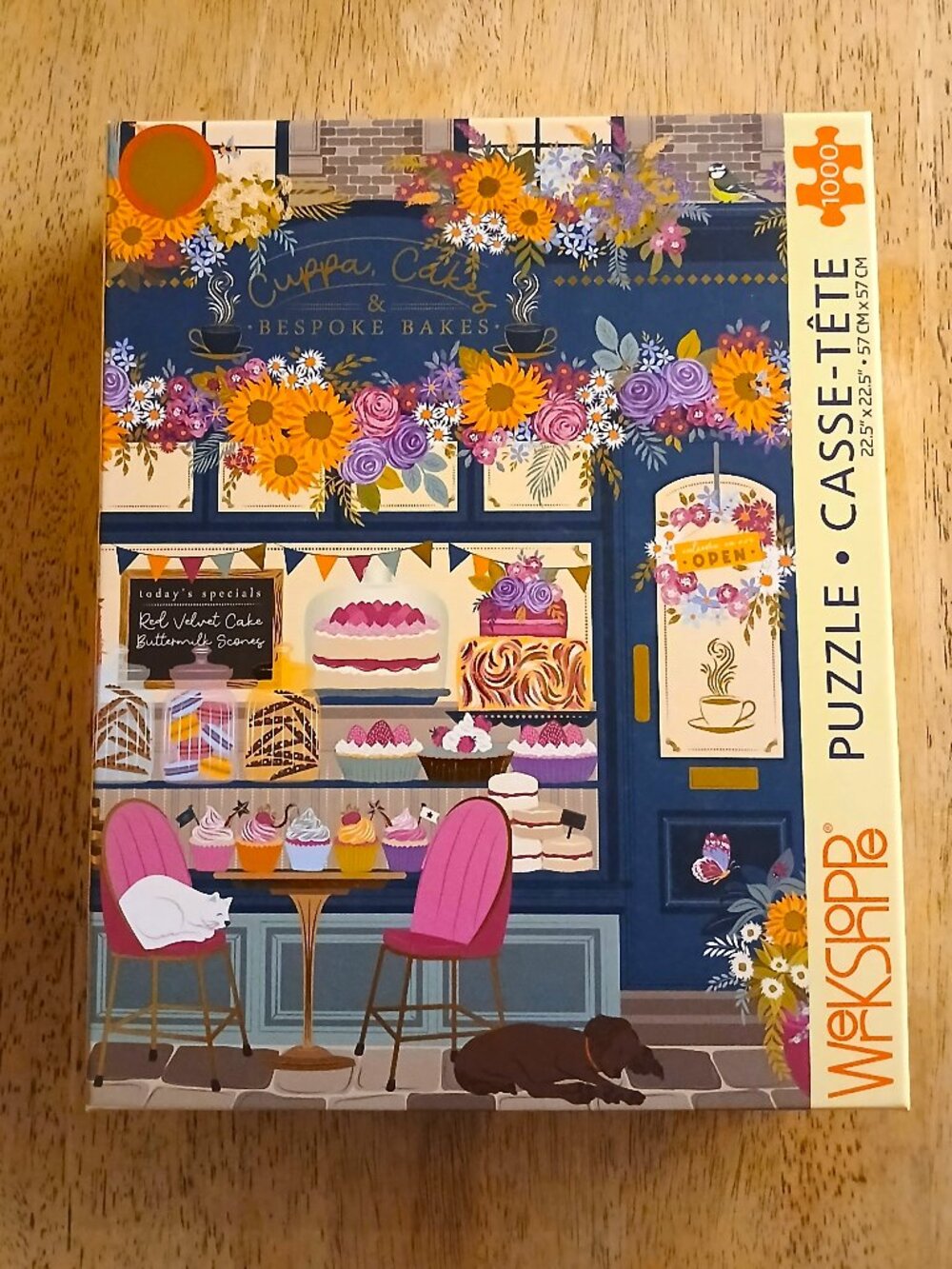 WerkShoppe "Cuppa Cakes" Jigsaw Puzzle, 1000 Pieces